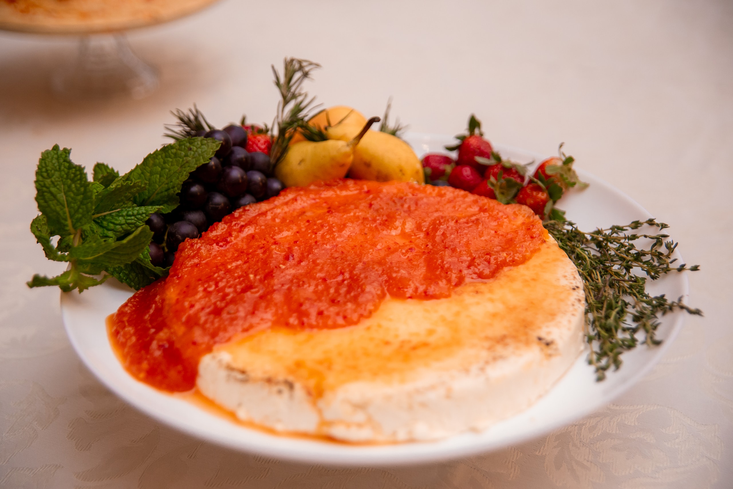 Mesa gourmet · detalhe do serviço